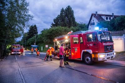 Aspach-Kleinaspach: Balkonbrand bei den Sonnenhof Apartments